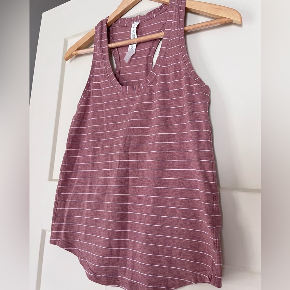 Lululemon Athletica “spiced chai” Love Tank Top Pima Cotton size 2 - Picture 3 of 4